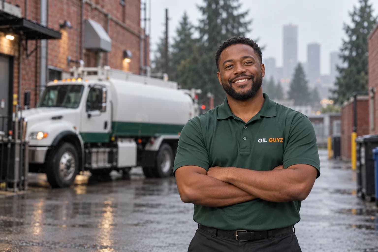 Oil Guyz used cooking oil pickup, Seattle and King County