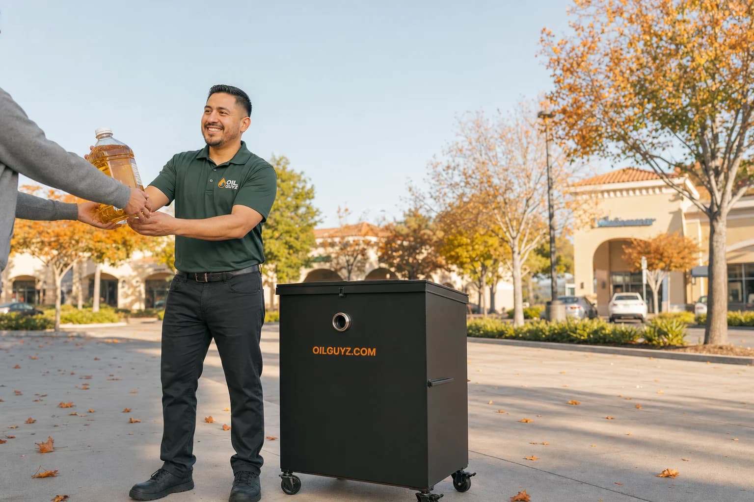 Thanksgiving turkey oil drop-off in Orange County