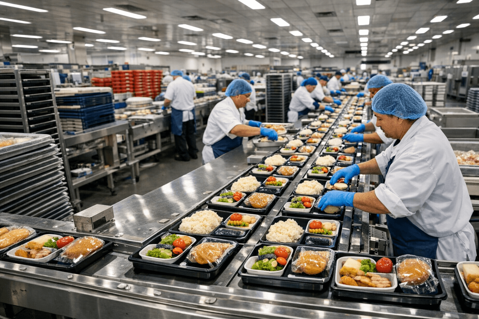 Airline catering flight kitchen grease collection at a Southern California airport